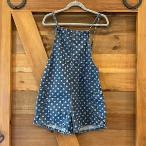 BDG polka dot overalls